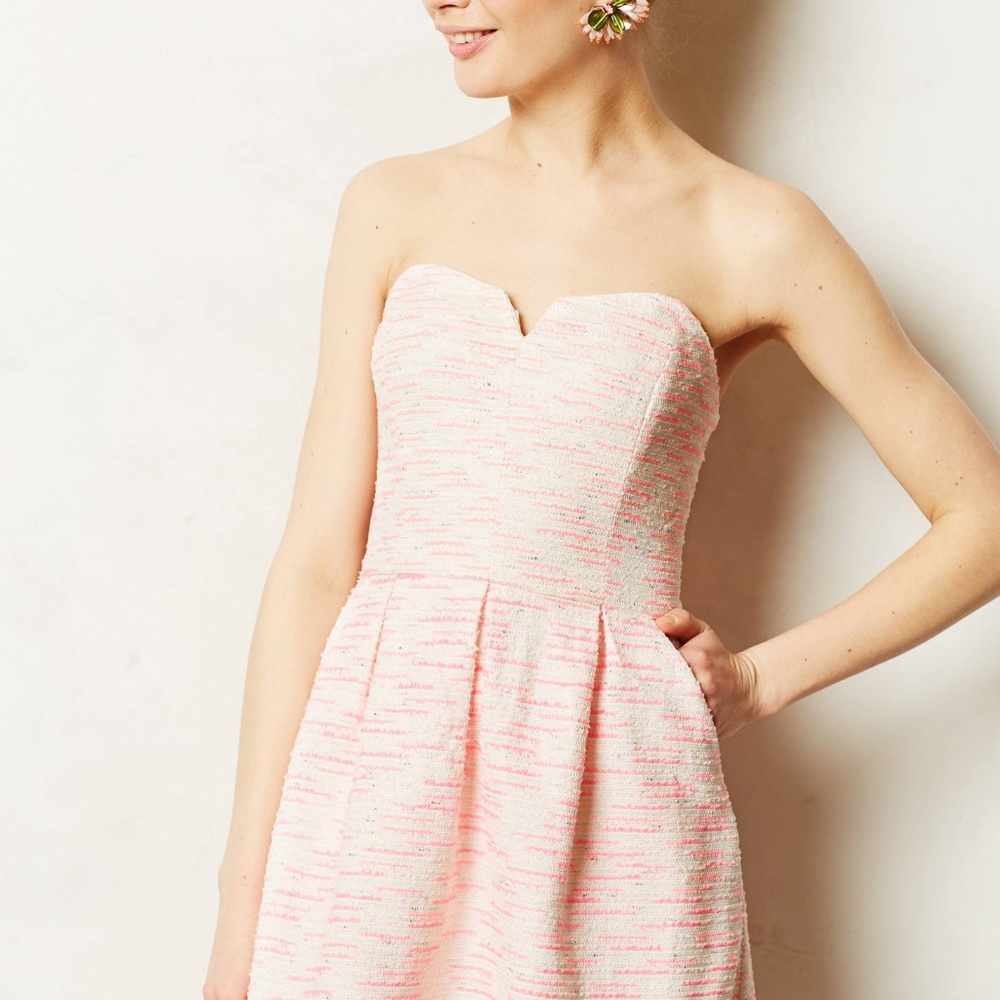 Anthro Moulinette Soeurs Pasteque Tweed Dress Sz 6